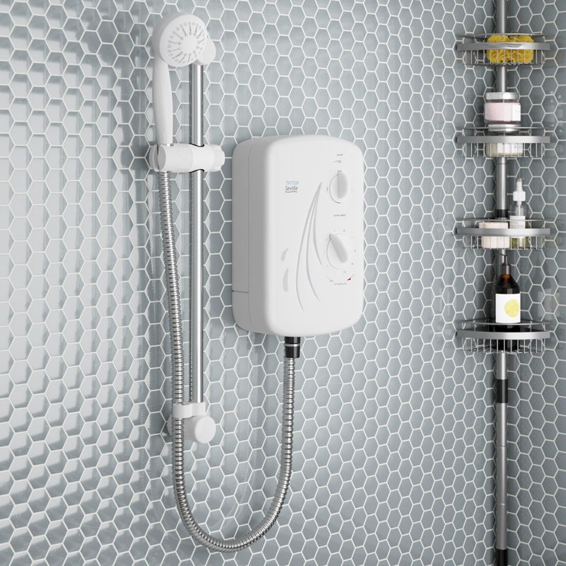 Triton Showers Seville Electric Shower with Slider Rail & Reviews
